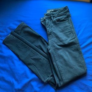 American Eagle Black Super Hi-Rise Jegging! size 2